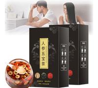 Ginseng Five Treasures Tea Kidney Tea, Zhu Gen Wu Bao Cha, Chinese Kidney Care Teas, Men’s Essentials Kidney Teas, Tonify Kidney And Qi (2)