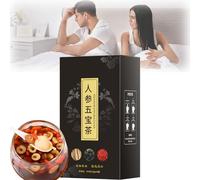 Ginseng Five Treasures Tea Kidney Tea, Zhu Gen Wu Bao Cha, Chinese Kidney Care Teas, Men’s Essentials Kidney Teas, Tonify Kidney And Qi (1)