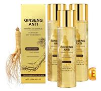 Ginseng Gold Peptide Olio di essenza antirughe, siero rassodante, idratante e levigante per la pelle flaccida, riduce le linee sottili e le rughe, siero idrante anti invecchiamento (3 pezzi)