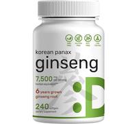Ginseng Panax Coreano Alta Potenza 7500mg Energia 240sgel 150mg Ginsenosidi