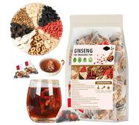Ginseng Six Treasure Tea,Formula ChineseTea,Organic Kidney Cleanse,ginseng & mulberry herbal tea,Natural Ingredients, turmeric kidney tea formula ginseng for Men & Women (20pcs/1bag)