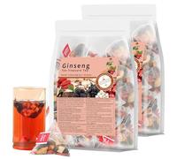 Ginseng Ten Treasure Tea - Ginseng & Mulberry Herbal Tea, ten organic herbal tea, for Women & Men (60*bag/2*pac)