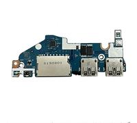 Gintai Lettore di schede USB Power Button Card per Lenovo IdeaPad S340-14API 81NB 5C50S24930 LS-H211P, senza cavo