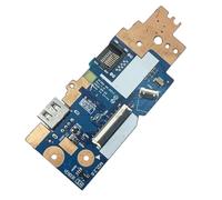 Gintai Scheda USB Board con FPR per Lenovo ThinkPad E15 Gen 2 20TD 20TE | 5C50Z44717 NS-D013 FPR Board Scheda Porta di Rete USB