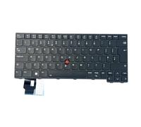 Gintai Tastiera Backlit Layout per Lenovo ThinkPad T14 / P14s / L14 Gen 3, L14 / T14 / P14s Gen 4 Keyboard Laptop Tastiera retroilluminata Nero (UK/English)