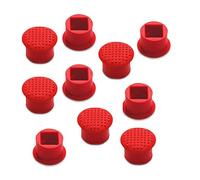 Gintai Tastiera Mouse SoftPointer Caps Pointer Rim per Lenovo Thinkpad T400 | T410 R400 T420 T430 T440 T450 T460 T470 T510 T520 X61, ThinkPad X/T/E/S/L/P/Yoga Series10 pezzi Red TrackPoint Soft
