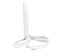Gintai WiFi 7 Antenna per ASUS ROG Crosshair X870E/STRIX B850 B860 X870 Z790 Z890/per Maximus Z890 Z790 WLAN Amplificatori WiFi 7 Scheda Gaming Tri-Band 12dBi Bluetooth 5.4, Base Magnetica (Bianca)