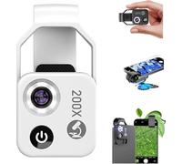 GINTBN Nanozoom 2025 - Nano Zoom 200x per iPhone, 200x per iPhone con CPL, obiettivo nano zoom per iPhone, microscopio tascabile portatile 200x, zoom per iPhone e Android