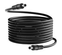 GINTOOYUN Cavo di alimentazione DC 5,5 x 2,1 mm maschio a maschio 16FT 18AWG DC 5,5 x 2 x 2,1 mm maschio a maschio per LED, CCTV, auto, display, ecc. 5 m (5 m)