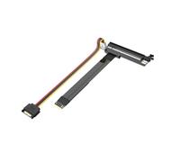 GINTOOYUN Cavo di prolunga da M.2 a PCIE M.2 NVME a PCI-E 3.0 X16, per schede madri chassis, schede grafiche, ecc. (180 gradi)