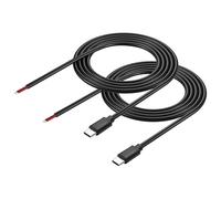 GINTOOYUN Cavo USB C, 2 pezzi, da USB C a 5 V/3 A, tipo C, maschio a 2 pin, 1,5 M/59 pollici, cavo di alimentazione (1,5 m)