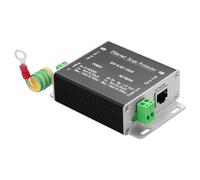 GINTOOYUN Ethernet Surge Protector Gigabit, Ethernet Lightning Arrest Network Sorveglianza Camera Alimentazione 2 in 1 Arretore di Fulmini Arretore