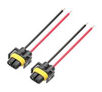 GINTOOYUN H8 H11 Car Light Wire Socket Connettore 2 PZ Pigtail Socket Cablaggio Femminile Connettore Adattatore Per Luci Fendinebbia(Femmina)