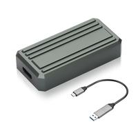 GINTOOYUN M.2 NVME 2230 Solid State Drive Case USB C / A a M-Key / (M + B) Chiave in alluminio M.2 NVME SSD Case per laptop, 2230 SSD, computer desktop, ecc