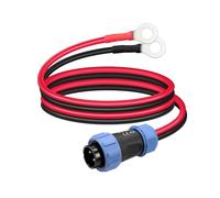 GINTOOYUN Spina aeronautica a 2 pin per cavo di serraggio O, 10 AWG SP21, IP68, impermeabile per cavo di serraggio O, per stazioni di ricarica portatili, batterie, ecc. (39 pollici) (stile 2)