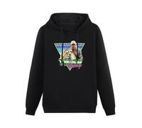 GINVIK Tiger King Funny Free Joe Exotic Retro Hoodie Funny 80S Style Unisex Cotton Hoody Top Tshirt Long-Sleeved Black XL