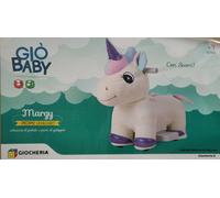GIO' BABY - Unicorno Cavalcabile in Peluche Batteria 6V - Giocolandia