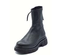 GIO+ CORA07B Combi Black Tronchetti per Donna in pelle con tacco