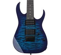 GIO SERIES, 7 String, Quilted Maple, Fixed Bridge, HH Infinity R, Trans Blue Burst