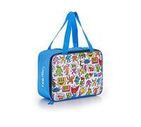 Gio Stile 123 Giò Style Kate Haring Borsa Termica con Manici, Plastica, Decorata, Lt 15,5, Multicolore
