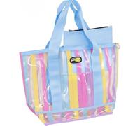 Gio’Style Sandy Borsa Mare Grande - Borsa Spiaggia Impermeabile con Manici Lunghi e Tasca Esterna - Shopper Capiente per Mare, Piscina e Viaggi