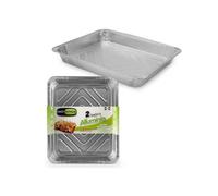 Gio Style Vaschetta senza coperchio in alluminio, 12 porzioni, 2 pz Vaschetta senza coperchio in alluminio, 12 porzioni, 2 pz