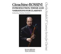 Gioachino Rossini: Introduction, Theme and Variations for Clarinet: Clarinet in Bb / Piano