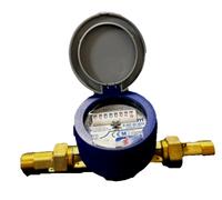 Gioanola Contatore Acqua 1/2' Quadrante Asciutto BLU C/Coperchio C/Raccordi