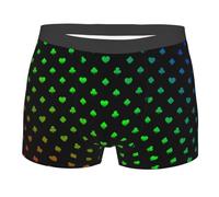 Gioca A Forme di Carte Uomo Slip Mutande Moda Boxer Shorts Leggeri Boxer Slip S