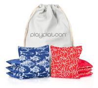 Gioca a sacchetti di cornhole professionisti del plotone - Set di 8 regolamenti a doppio lato meteorologico - Sticky Side/Slick Bean Borse per Game P