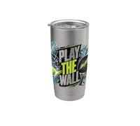 Gioca A -the Wall- - Divertente Gioco Di Parole Sul Padel: Bicchiere termico in acciaio inox doppia parete