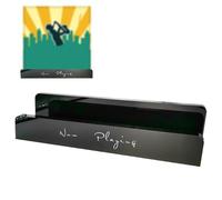 Gioca adesso, supporto per piastre in acrilico 2D, supporto per piano da tavolo, display Shelf Records, LP Albums Storage Desk Holder, Album Holder Organizer e Stand Vintage Decor