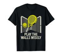 Gioca ai giocatori di gioco atleta sportivo Padel con saggezza Maglietta