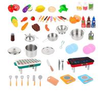 Gioca ai giocattoli alimentari per bambini, gioca al cibo per bambini - Fai finta di cucinare frutta e verdura,per cuocne per bambini educativi per le verdure false per abilità motorie