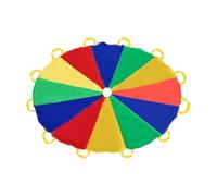 Gioca al paracadute comodo stoccaggio con manici per cortili per bambini a