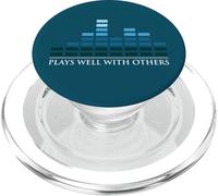Gioca bene con gli altri Ingegnere audio divertente PopSockets PopGrip per MagSafe