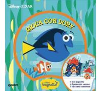 Gioca con Dory. Il libro bagnetto. Ediz. a colori. Con borsetta a rete. Con 4 figurine con ventosa