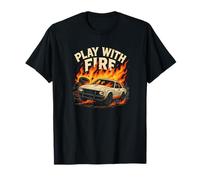 Gioca con Fire Demolition Tee Derby Racing Design Wreckfest Maglietta