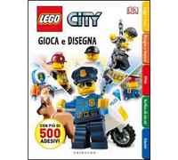 Gioca e disegna. Disegna e crea. Lego city. Con adesivi. Ediz. illustrata