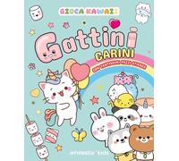 Gioca kawaii. Gattini carini. Con tantissimi pazzi stickers
