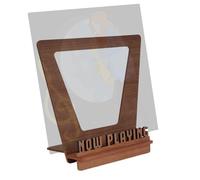 Gioca ora Supporto per dischi - Supporto per dischi in legno, Scaffale per paraurti minimalista, mensola in vinile | Può ospitare fino a cinque record LP Audio Video Giradischi Arredamento Home Decor