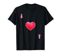 Giocare a Carte Asso di Cuori Skat Poker Maglietta