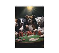 Giocare a poker cani benvenuto giardino bandiera 2x3 Ft No Fade Double Sided Casa Yard Bandiere Outdoor Banner Decor Per Cortile Portico Prato