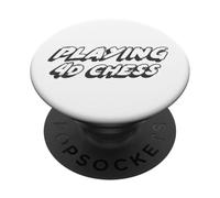 Giocare a scacchi 4D | capacità di pensare strategicamente PopSockets PopGrip Adesivo