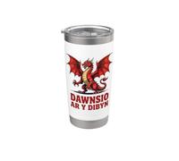 Giocare con Fire Rugby Red Dragon Bicchiere termico in acciaio inox doppia parete