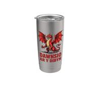 Giocare con Fire Rugby Red Dragon Bicchiere termico in acciaio inox doppia parete