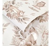 Giocare Forest Friends Parati Neutro Holden Decor Bambini Caratteristica Muro