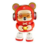Giocare Orso Musicale - Orso Cuore Elettrico 20 Cm, Jugute Animale Con Luce LED, Musica Interattiva Per Camminare | Divertimento Divertente, Giocattolo Per Bambini Di 3 Anni Più Regalo D