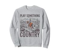 Giocare Qualcosa Western Rodeo Country Divertente Cowgirl Cavallo Felpa