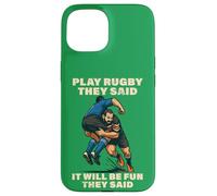 Giocare Rugby Hanno Detto Che Sarà Divertente Divertente Bokke World Custodia per iPhone 15